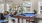 a pool table in a room