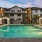a swimming pool in a backyard