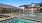 a swimming pool in a backyard